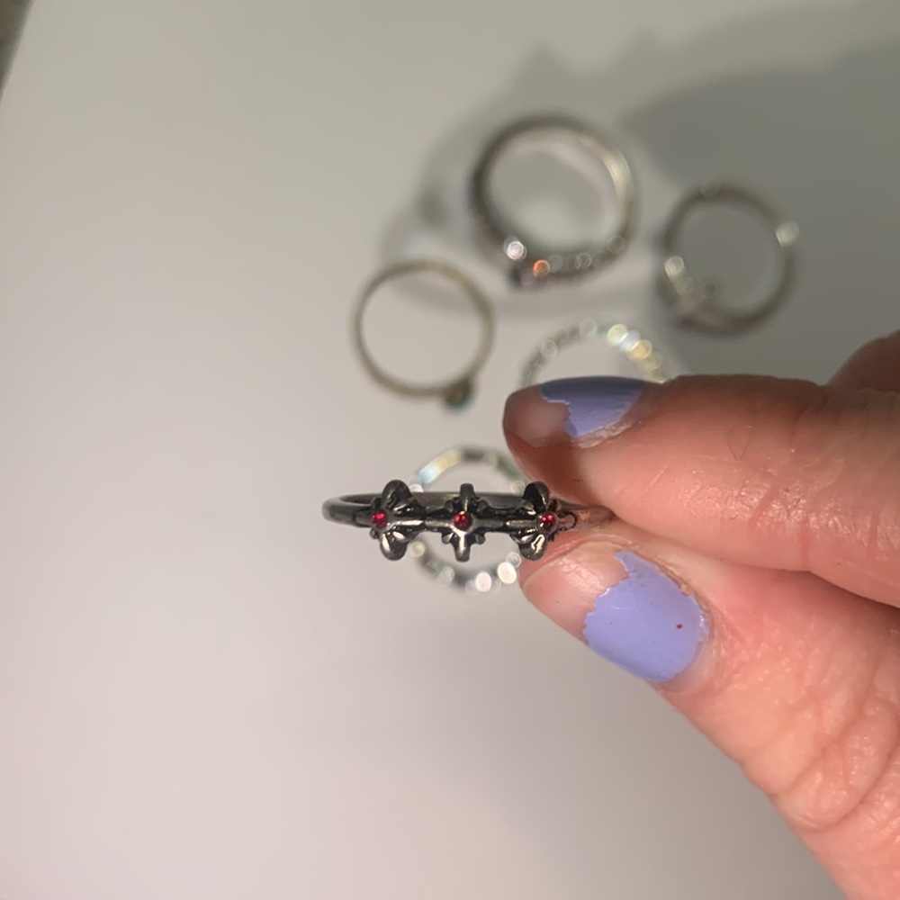 Silver and Gold Assorted Rings - Picture 3 of 9